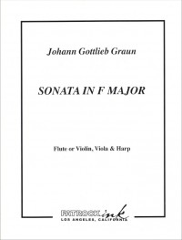 076-2205 &bull; GRAUN - Sonata F-dur - Patitur und Stimmen