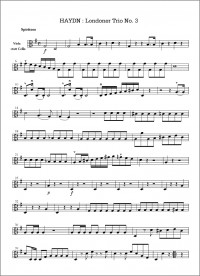 ATV013 &bull; HAYDN - Londoner Trio No. 3 - 1 Stimme, nur DOW
