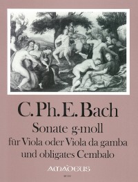 BP 0355 &bull; BACH C.Ph.E.  Sonate in g-moll (Wq 88)