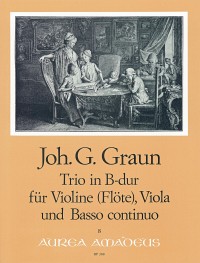 BP 0388 &bull; GRAUN J.G. Trio B-dur für Violine, Viola und Bc.