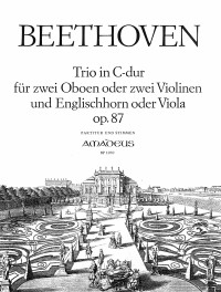 BP 1070 &bull; BEETHOVEN - Trio in C-dur op. 87 - Part.u.St.
