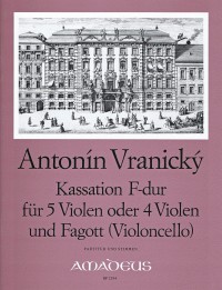 BP 2294 &bull; VRANITZKY Kassation in F-dur für 5 Violen