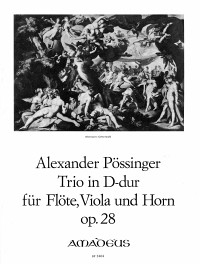 BP 2404 &bull; PÖSSINGER Trio in D-dur op. 28 - Part.u.St.