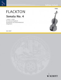 ED 10957 &bull; FLACKTON - Sonata No. 4 - Partitur und Stimme