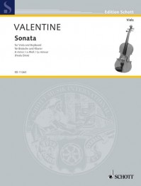 ED 11263 &bull; VALENTINE - Sonata (Nr. IX) - Partitur und Stimme