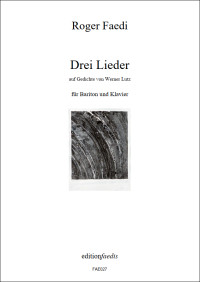 FAE027 • FAEDI - Drei Lieder - Spielpartitur