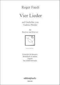 FAE029 • FAEDI - Vier Lieder - Spielpartitur