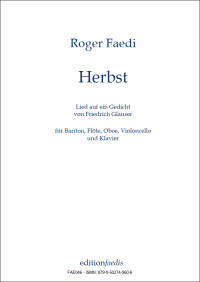 FAE046 • FAEDI - Herbst - Partitur und Stimmenauszug