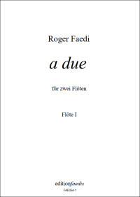 FAE054 • FAEDI - a due - Partitur und Stimmen