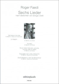 FAE063 • FAEDI - Sechs Lieder nach Gedichten von G. Orelli