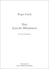 FAE140 • FAEDI - Drei lyrische Miniaturen - Partitur und St