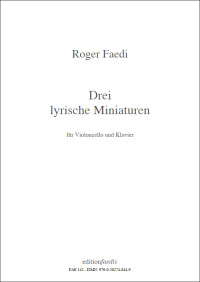FAE142 • FAEDI - Drei lyrische Miniaturen - Partitur & St.