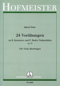 FH 6008 &bull; DONT - 24 Vorübungen zu R.Kreuzers und P.Rodes Vio