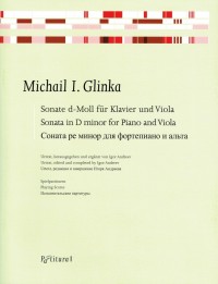 PV 2641 &bull; GLINKA - Sonate - 2 Spielpartituren