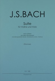 VV 100 &bull; BACH - Suite D-dur, für Violine und Bratsche