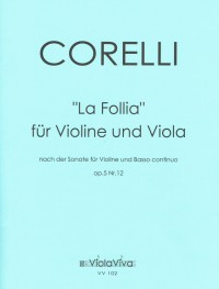 VV 102 &bull; CORELLI - La Follia - Partitur, Stimmen (2)