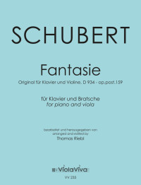 VV 235 &bull; SCHUBERT - Fantasie - Partitur und Stimme