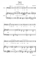 Notenbeispiel / Score example Tagore