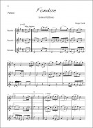 Notenbeispiel / Score example Fondue
