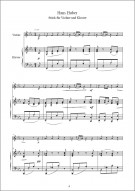 Notenbeispiel / Score example Hans Huber